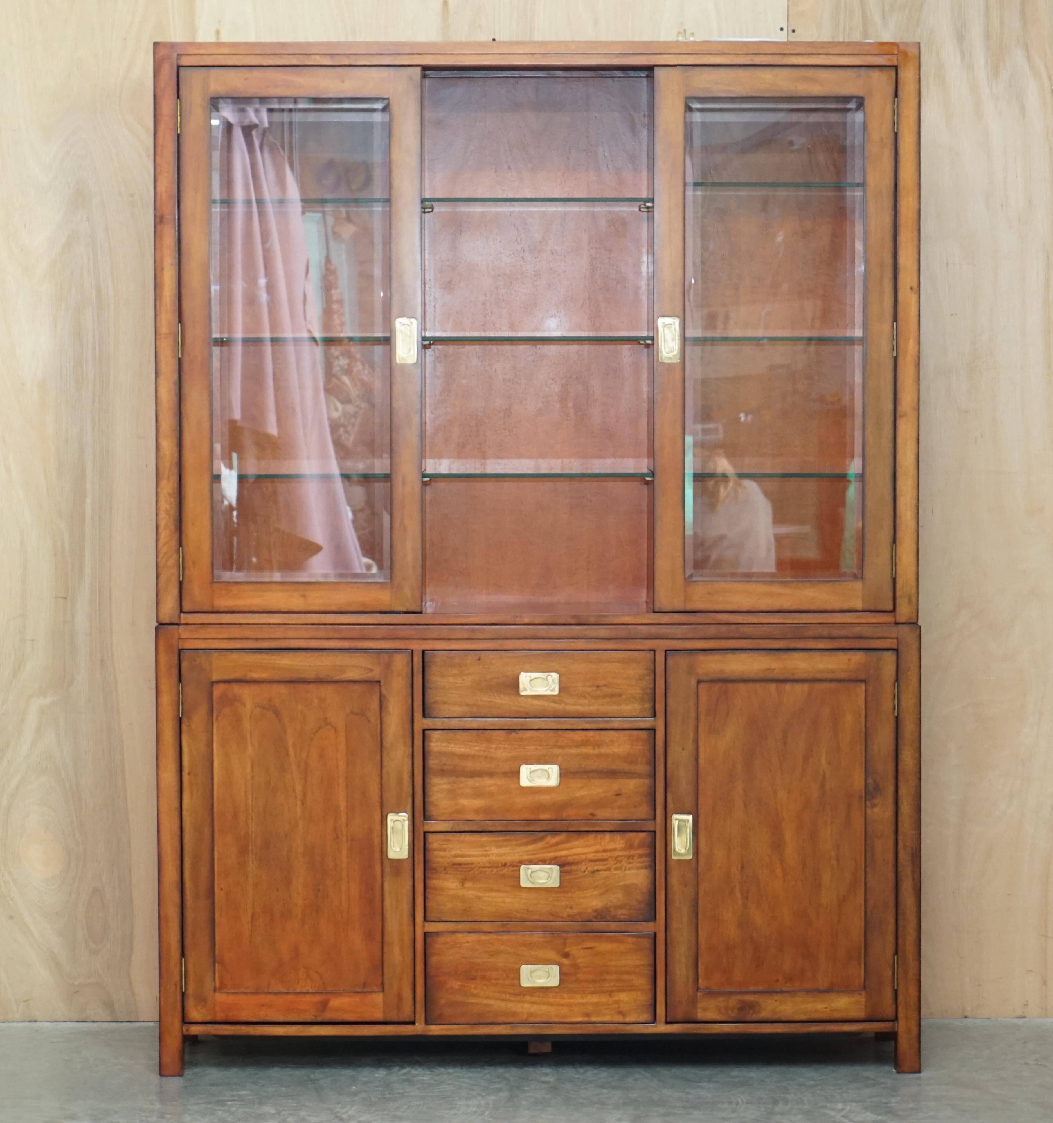 Bibliothèque Vintage Triples Spots Lumineux Armoire de Campagne Militaire Multiyork