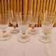 Baccarat - 6 old cut crystal port glasses