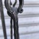 Wrought iron fireplace set 1960
