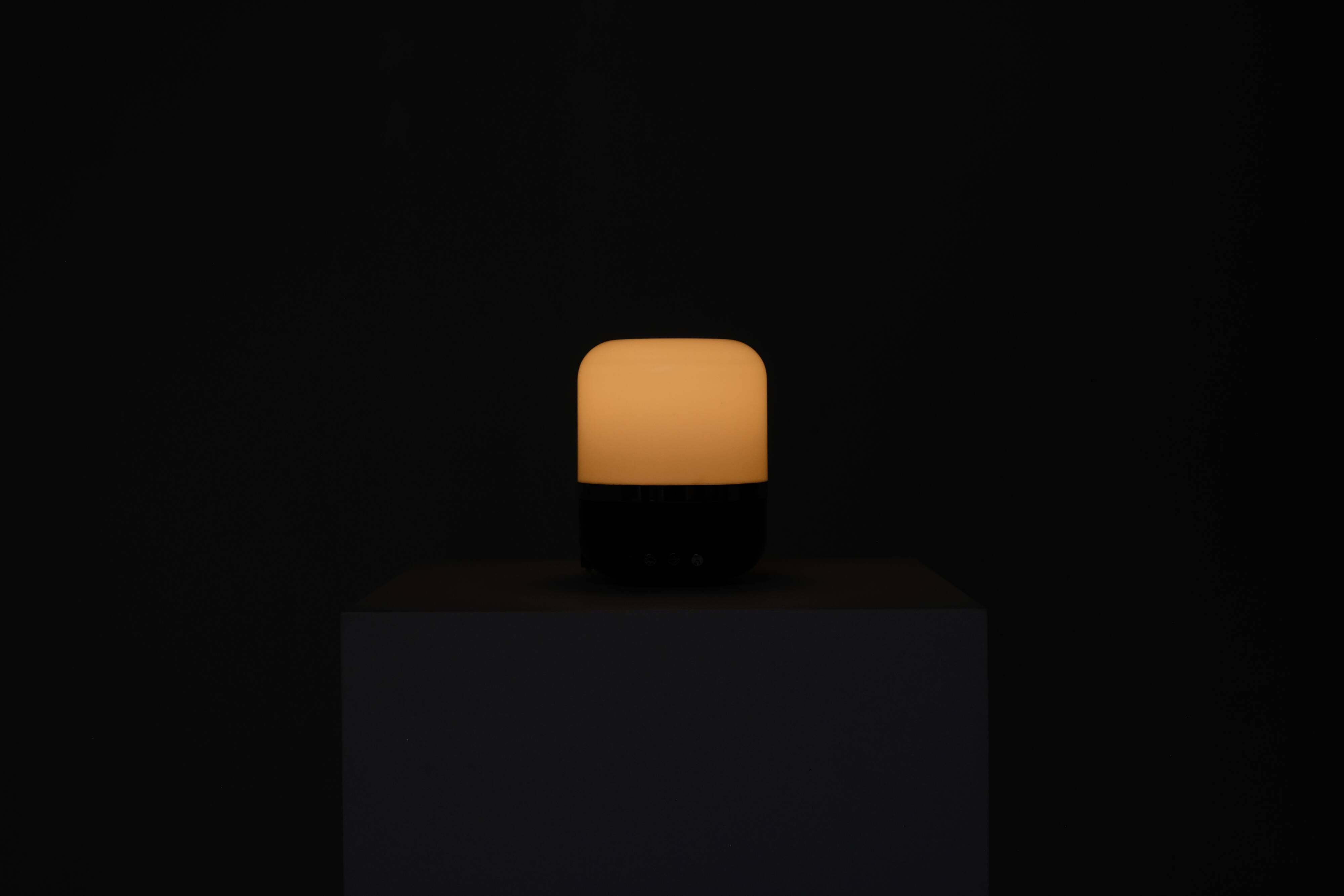 Radio lamp designed by Adriano Rampoldi for Europhon, Italy, 1970s.