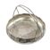 Art Nouveau fruit basket, silver metal, Kaiser, Germany, early 20th century