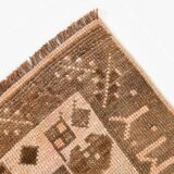 Brown & beige classic vintage rug