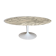 Oval Knoll Saarinen table in Carrara marble