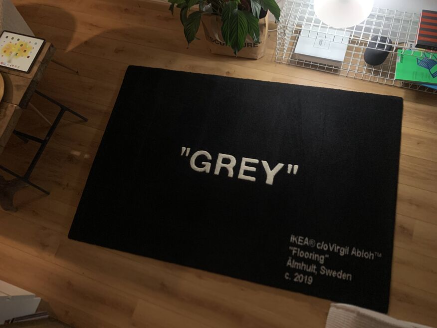 Tapis GREY IKEA - Virgil Abloh | Selency