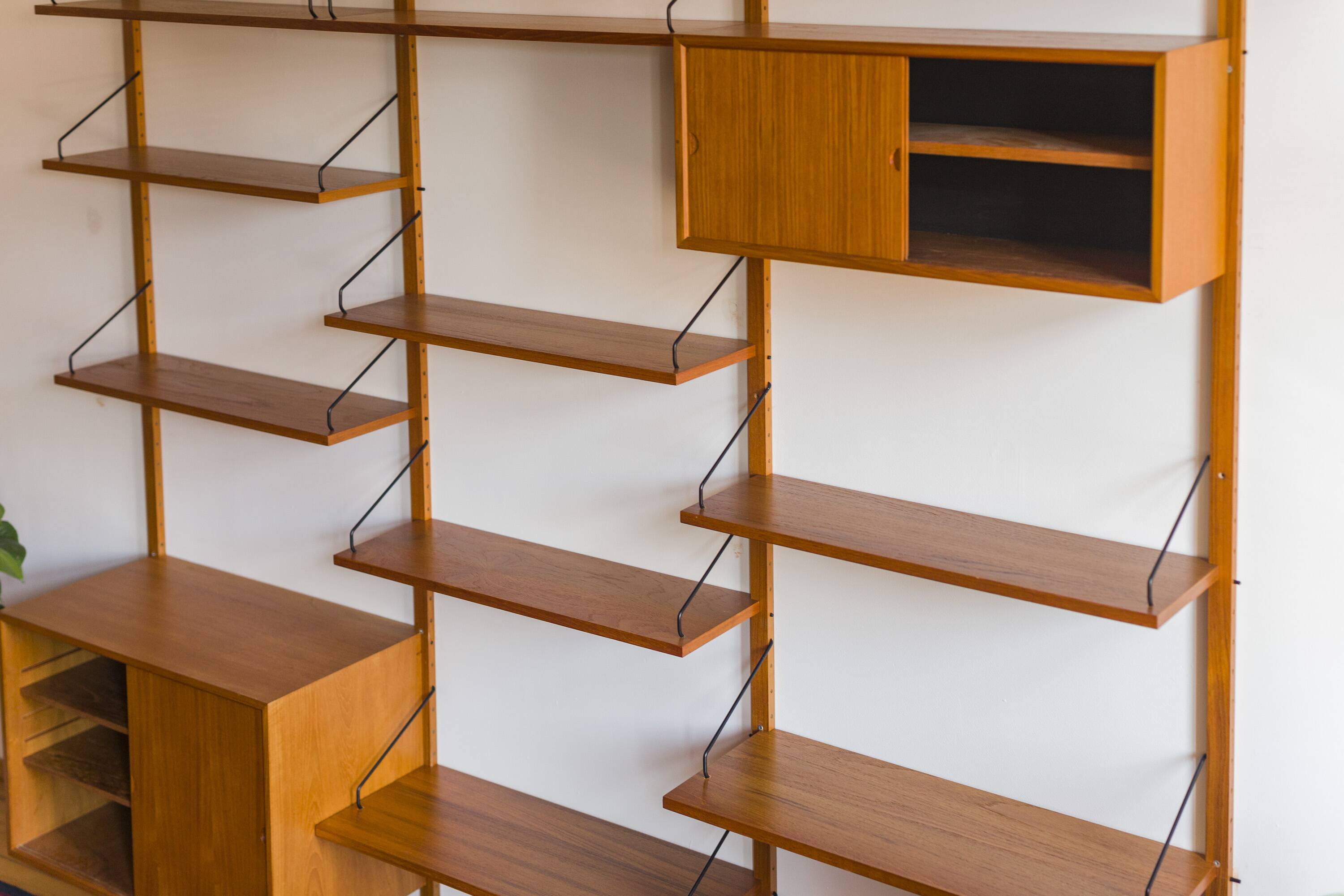 Modular Wall Shelving System by Poul Cadovius for Cado, 1960s