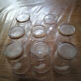 set of 8 vintage liqueur glasses