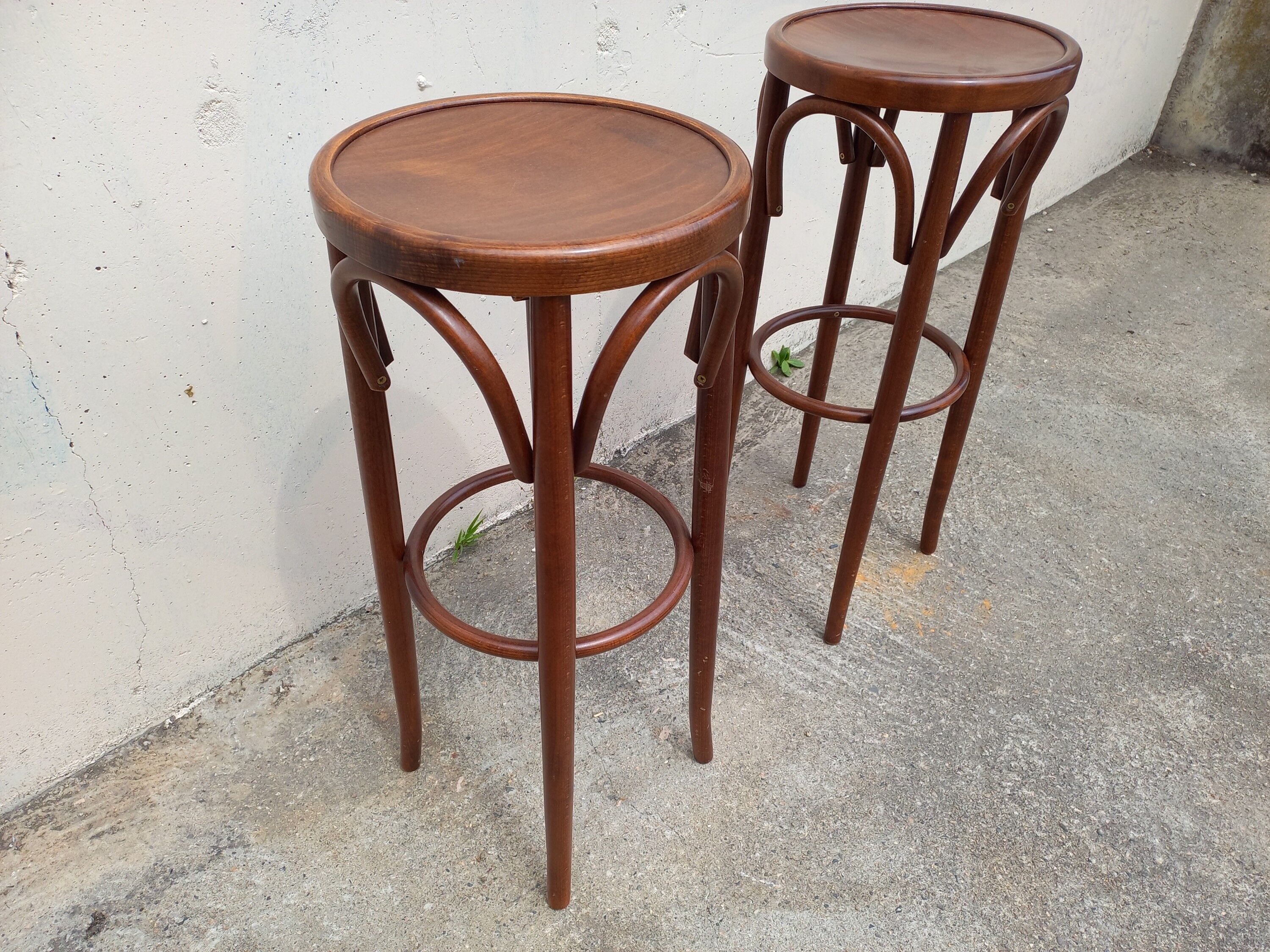Paire de tabourets de bar