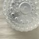 Round wall light ceiling light whitened glass porthole 1970 1980