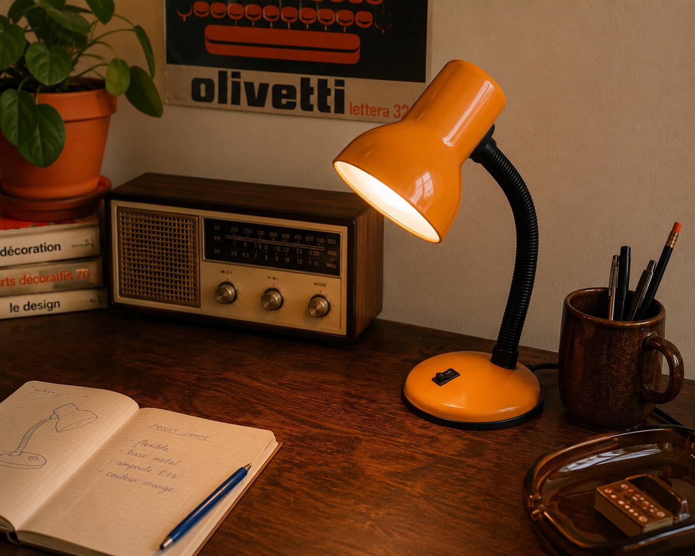 70s pop lamp
