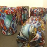 Set of 6 "Goto" water glasses from Murrisa in Murano glass, Italy