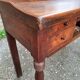 French antique watchmaker's bench – Table with drawers, vice, and original sliding leather surface – circa 1900