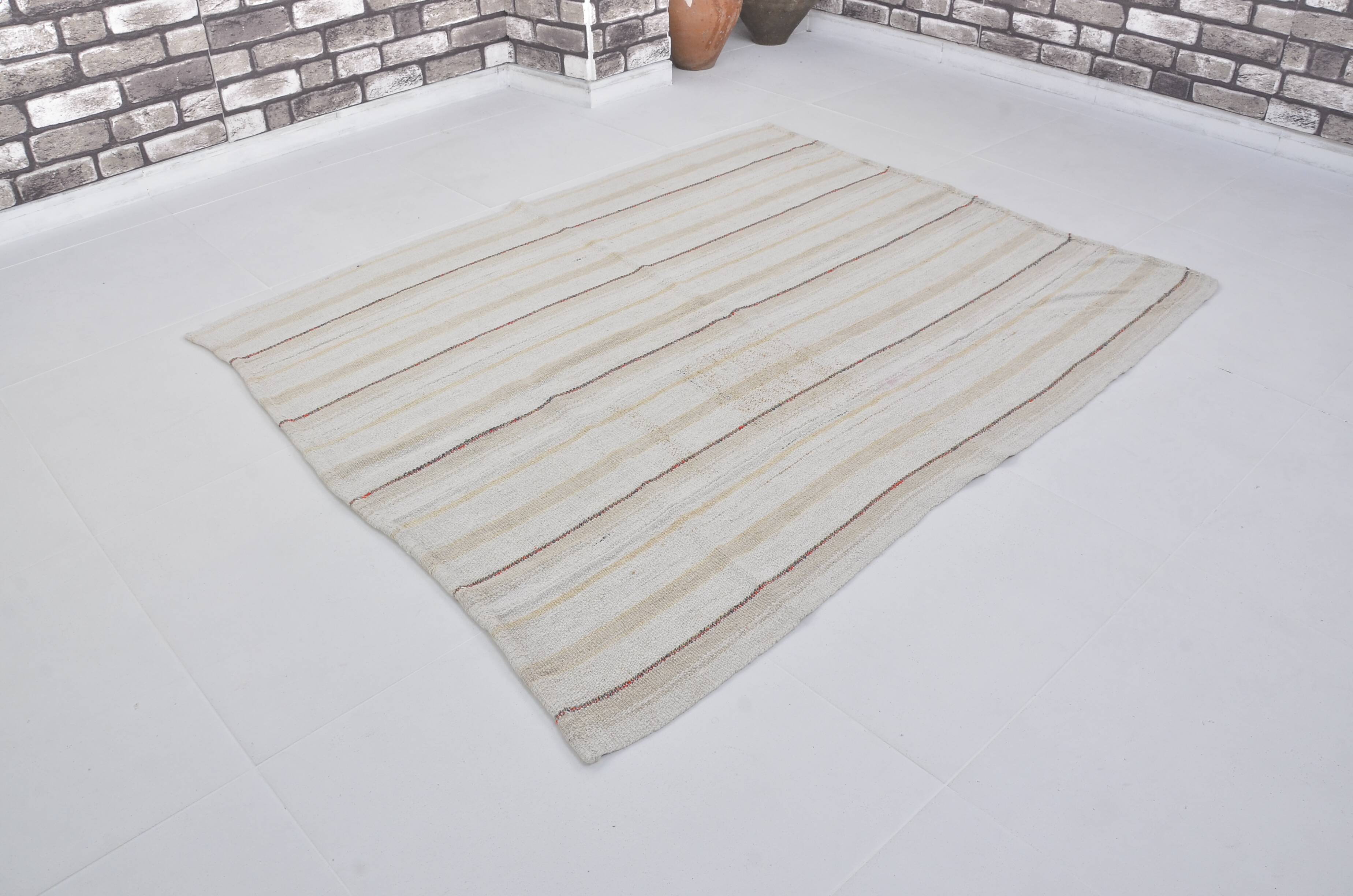 Oushak Stripe Hmep Kilim Rug sku 3661