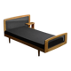 Lit par Roger Landault pour Ligne Roset, France, circa 1965