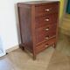 Art Deco Chest of Drawers - 5 drawers - 1950s - Carved wood - Pattern