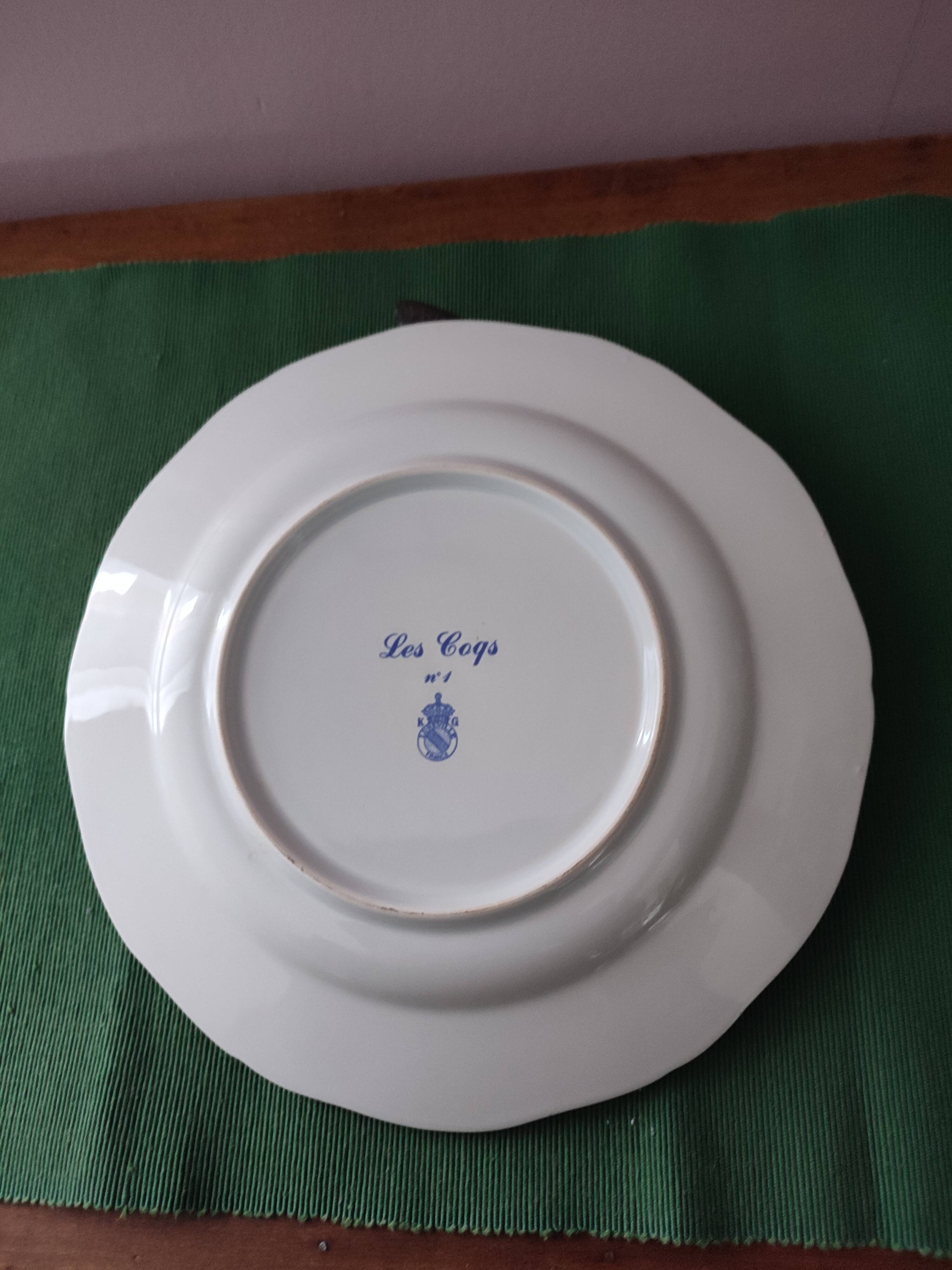 Plate the roosters Lunéville