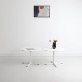 Tables basses rondes vintage