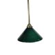 Vintage pendant lamp – billiard lamp – opaline glass – brass – 1960s