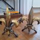 PAIR OF ANTIQUE ANDIRONS