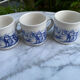Set of 4 vintage cups/mugs in English earthenware – Churchill England