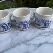 Set of 4 vintage cups/mugs in English earthenware – Churchill England