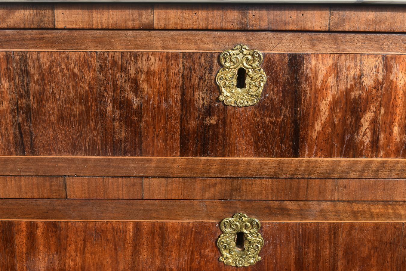 18th-century mahogany door secretary