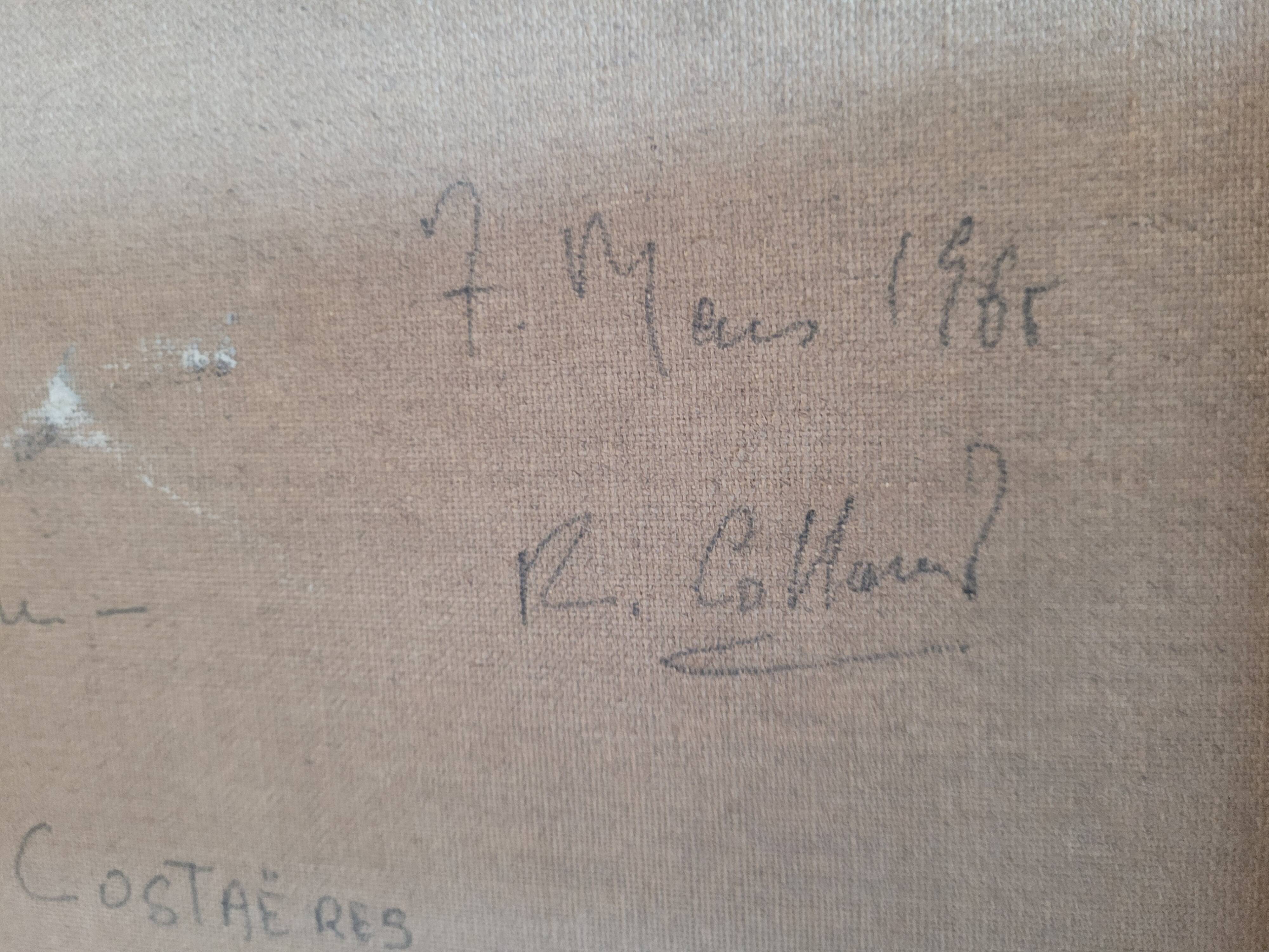 Old marine painting 1965