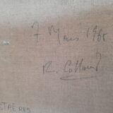 Tableau ancien marine 1965