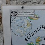 Old school map Vidal Lablache 312 Political and geographical Europe