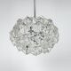 Small and Superb Pendant, Chrome and Crystal Glass by Kinkeldey, Germany, 1970