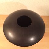 Modernist vase "mushroom" black ceramic