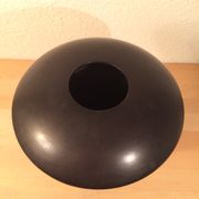 Vase moderniste "champignon" céramique noir