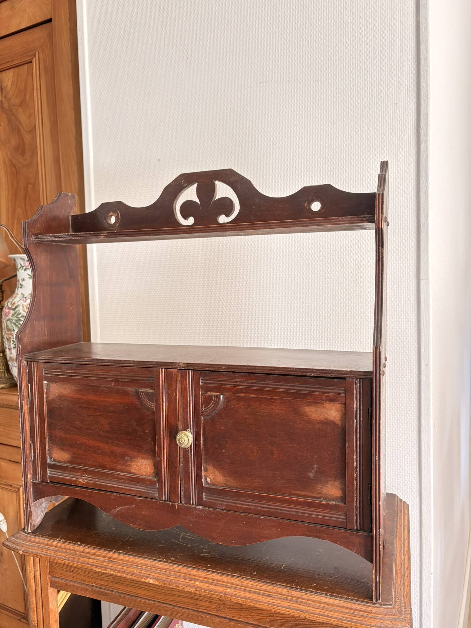 Wall Shelf Storage Furniture Wood Kitchen Art Deco Popular 1930s