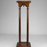 Large Neo-Gothic walnut harness, France, 19th