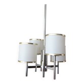 Sciolari 4-light chrome and rhodium lustre from the 1970s.