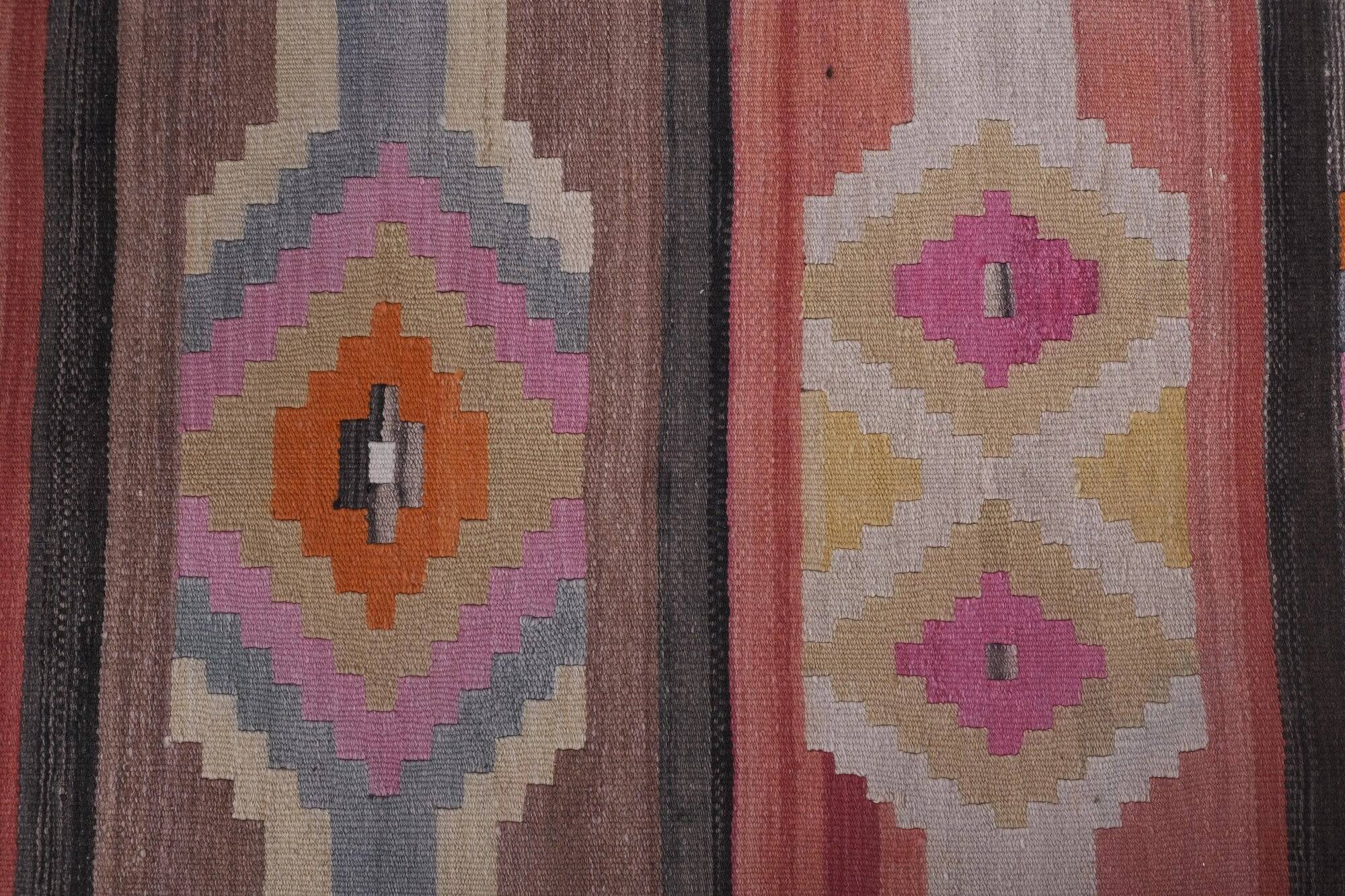 Vintage Turkish hallway rug 78x642 cm
