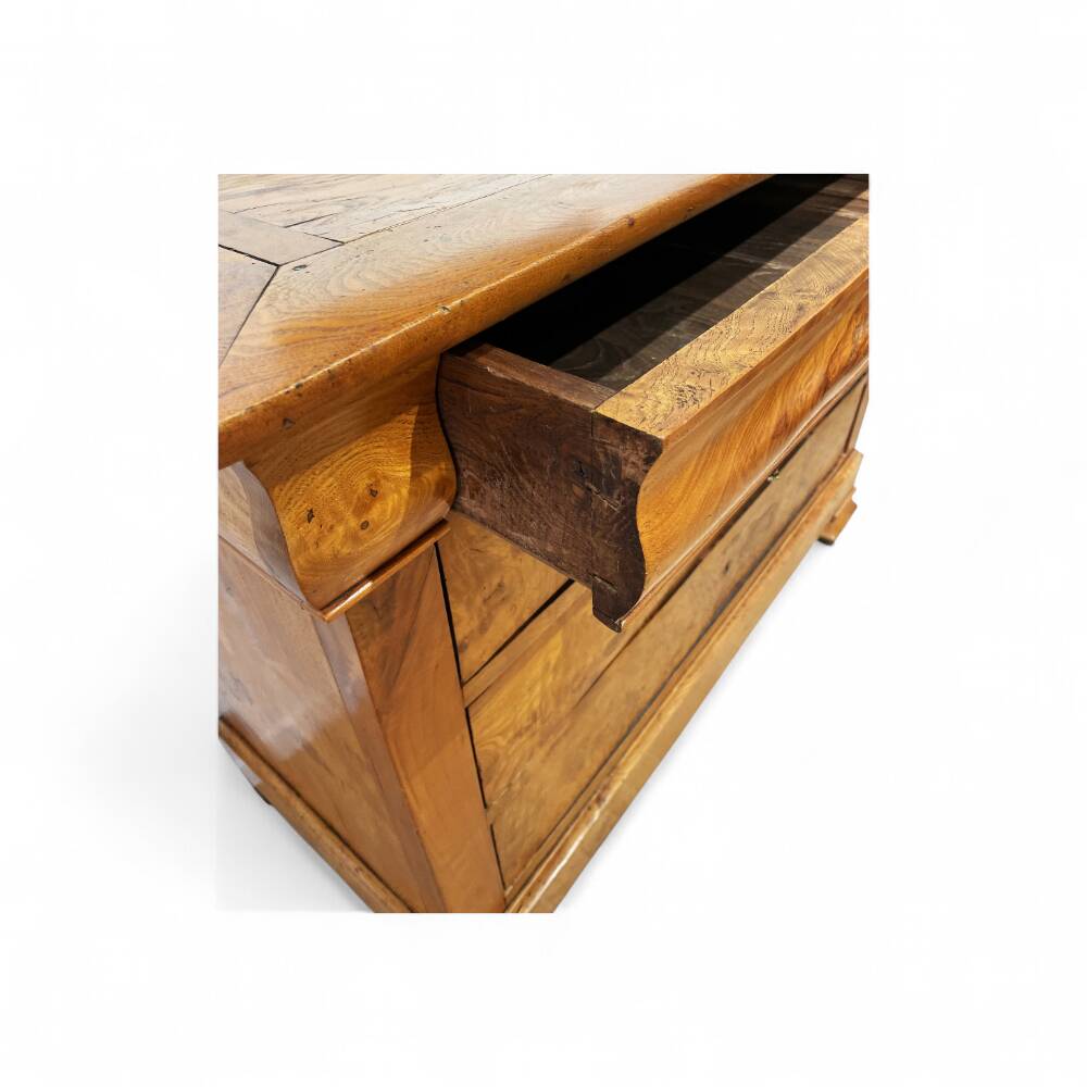 Charles X Commode, Elm, circa 1830