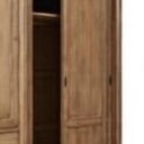 Dressing en bois massif sablé, grande armoire