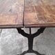Table de bistrot en fonte 1900 1m50