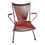 Scoubidou children's chair from the 60s