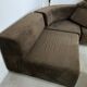 Old vintage modular sofa 6 elements of the 70s velvet / design