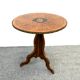 Gueridon tripode marquetée repliable style Louis XVI table d'appoint