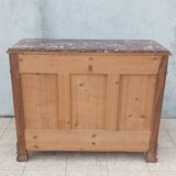 Louis Philippe chest of drawers in walnut