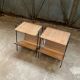 Pair of Raoul Guys Wicker Magazine Racks Circa 195