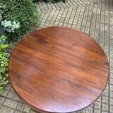 Duo of side tables or vintage pedestal tables from the 50s