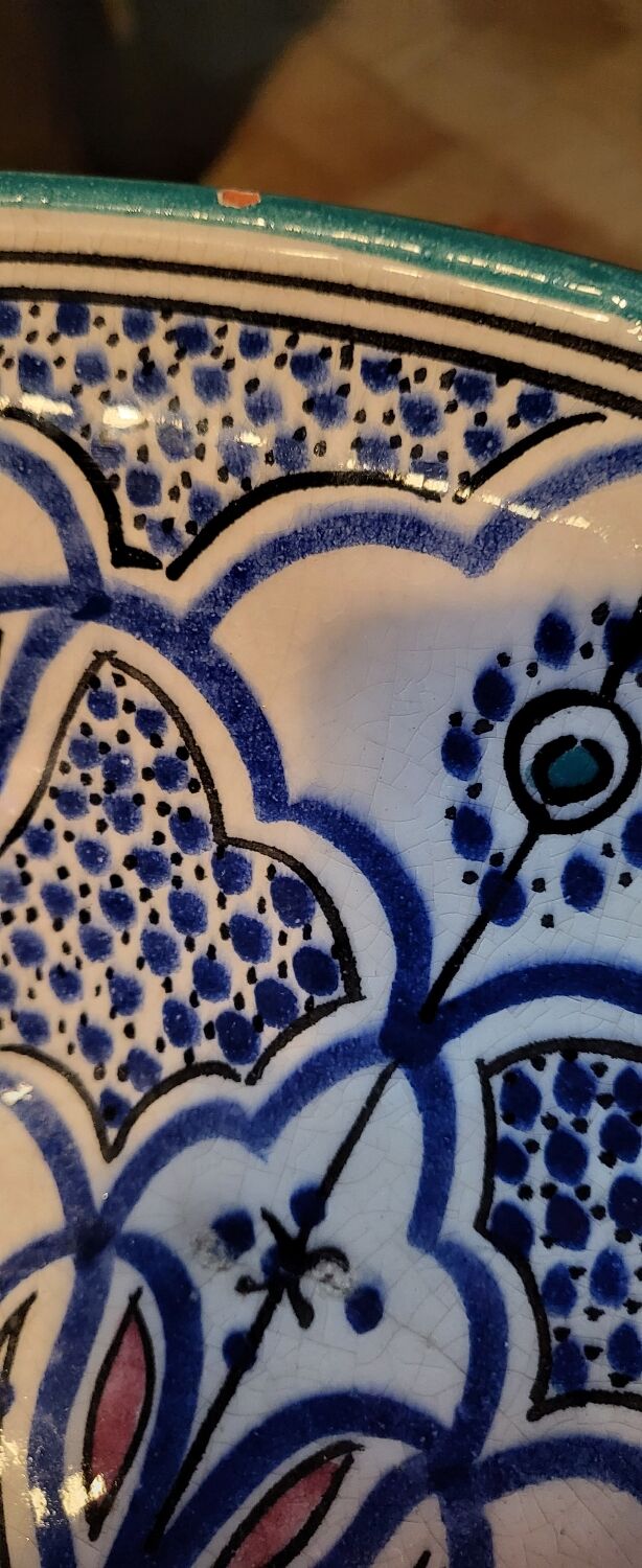 Moroccan art dish