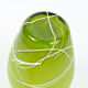 1970s modern glass vase, Farbglashutte Lauscha Thüringen, Germany