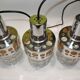 1970s hanging Raak 3 lights