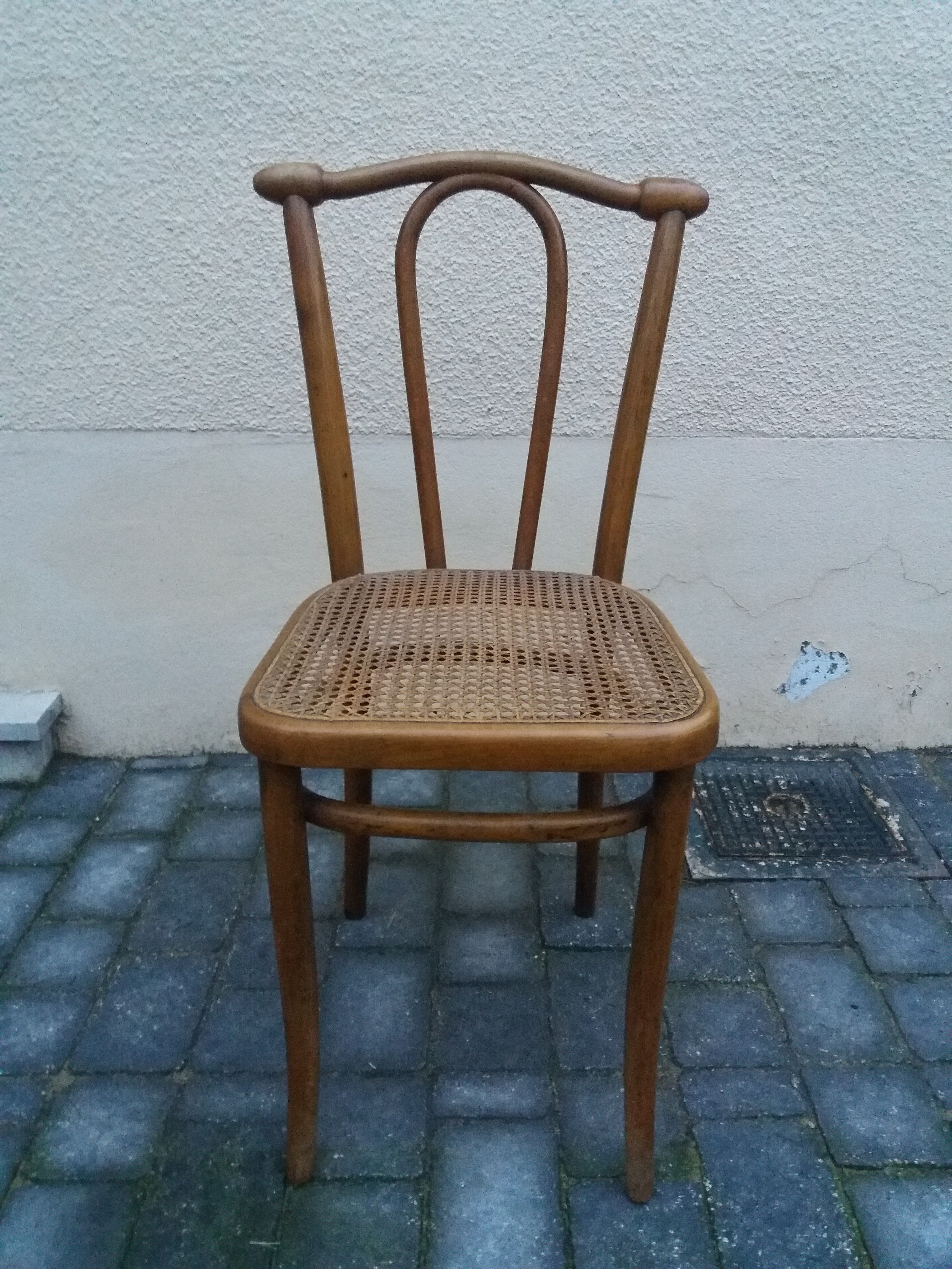 Old turns wooden chair