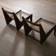 Chaises Kangourou Pierre Jeanneret PJ-SI-59, Inde, 1955