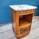 Bedside table marble top art-deco style